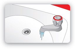 No hot water due to blocked pipes and heat exchangers.